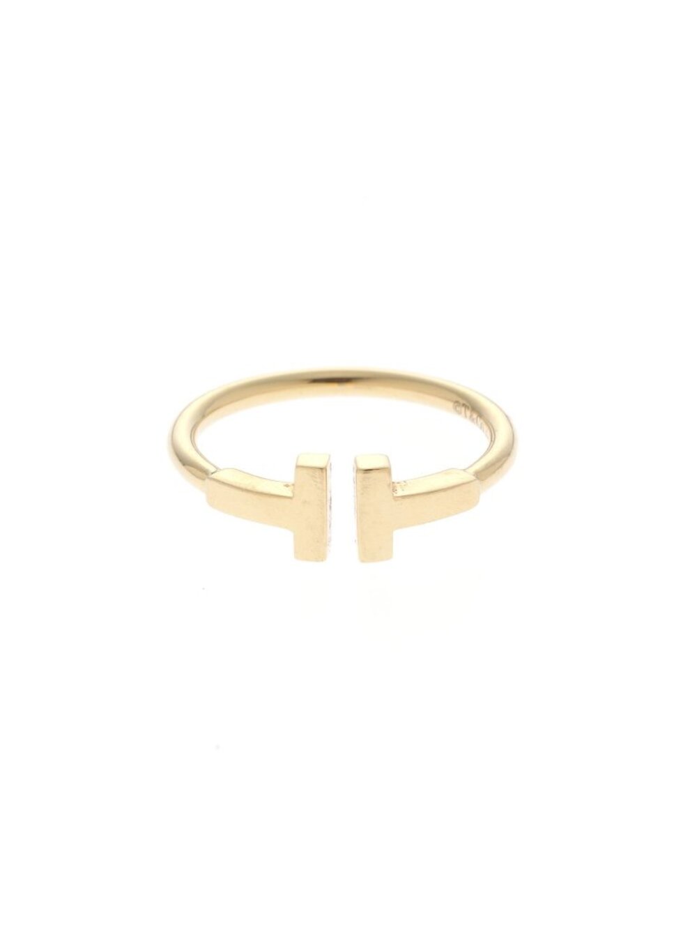 Tiffany & Co T Wire Ring Yellow Gold